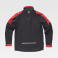 Chaqueta softshell combinada unisex WF2840. Color negro/rojo.