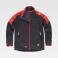 Chaqueta softshell combinada unisex WF2840. Color negro/rojo.