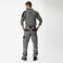 Pantalón de trabajo tejido elástico unisex WF2855. Color gris/negro.