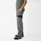 Pantalón de trabajo tejido elástico unisex WF2855. Color gris/negro.