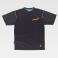 Camiseta reflectante unisex WF3016. Color gris oscuro/naranja fluor.