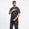 Camiseta reflectante unisex WF3016. Color gris oscuro/naranja fluor.