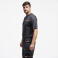 Camiseta reflectante unisex WF3016. Color gris oscuro/naranja fluor.