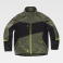 Chaqueta softshell combinado unisex WF3040. Color verde caza/negro/amarillo fluor.