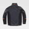Chaqueta softshell combinado unisex WF3040. Color gris oscuro/negro/naranja fluor.