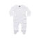 Pelele sostenible bebe Barry BZ35. Color white.