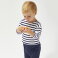 Camiseta de manga larga orgánica bebe Breton BZ52. .