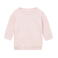 Sudadera sostenible bebe BZ64 Essential. Color soft pink.