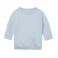 Sudadera sostenible bebe BZ64 Essential. Color dusty blue.