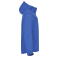 Chaqueta softshell con capucha reciclada hombre Classic Softshell Hoody. Color azul real.