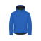 Chaqueta softshell con capucha reciclada hombre Classic Softshell Hoody. Color azul real.