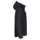 Chaqueta softshell con capucha reciclada hombre Classic Softshell Hoody. Color negro.