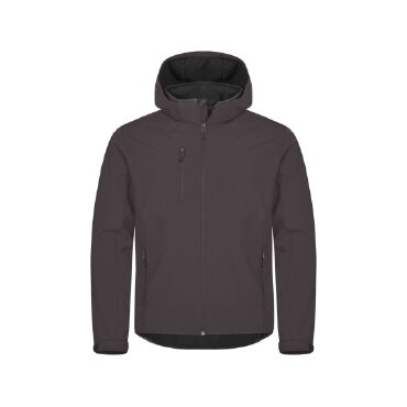 Chaqueta softshell con capucha reciclada hombre Classic Softshell Hoody