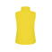 Chaleco softshell reciclado mujer Classic Softshell Vest Ladies. Color amarillo limón.