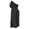 Chaqueta softshell con capucha reciclada mujer Classic Softshell Hoody Ladies. Color negro.