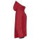Chaqueta softshell con capucha reciclada mujer Classic Softshell Hoody Ladies. Color rojo.