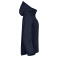 Chaqueta softshell con capucha reciclada mujer Classic Softshell Hoody Ladies. Color azul oscuro.