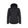 Chaqueta softshell con capucha reciclada mujer Classic Softshell Hoody Ladies. Color negro.