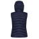 Chaleco acolchado reciclado mujer Idaho Vest Ladies. Color azul oscuro.
