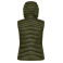 Chaleco acolchado reciclado mujer Idaho Vest Ladies. Color verde arena.
