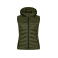 Chaleco acolchado reciclado mujer Idaho Vest Ladies. Color verde arena.