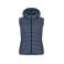 Chaleco acolchado reciclado mujer Idaho Vest Ladies. Color fog blue.
