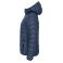 Plumífero con capucha reciclado mujer Idaho Ladies. Color fog blue.