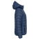 Plumífero con capucha reciclado mujer Idaho Ladies. Color fog blue.