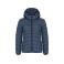 Plumífero con capucha reciclado mujer Idaho Ladies. Color fog blue.