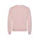 Sudadera reciclada unisex Miami Roundneck. Color rosa pastel.