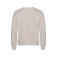 Sudadera reciclada unisex Miami Roundneck. Color piedra.