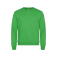 Sudadera reciclada unisex Miami Roundneck. Color verde manzana.