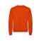 Sudadera reciclada unisex Miami Roundneck. Color naranja.