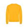 Sudadera reciclada unisex Miami Roundneck. Color amarillo limón.