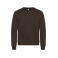 Sudadera reciclada unisex Miami Roundneck. Color darkmocca.