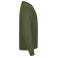 Sudadera reciclada unisex Miami Roundneck. Color verde militar.