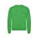 Sudadera reciclada unisex Miami Roundneck. Color verde manzana.