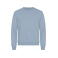 Sudadera reciclada unisex Miami Roundneck. Color azul pastel.