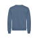 Sudadera reciclada unisex Miami Roundneck. Color azul metal.