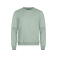 Sudadera reciclada unisex Miami Roundneck. Color verde pastel.