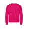 Sudadera reciclada unisex Miami Roundneck. Color rojo cereza chicle.