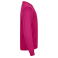 Sudadera reciclada unisex Miami Roundneck. Color rojo cereza chicle.