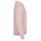 Sudadera reciclada unisex Miami Roundneck. Color rosa pastel.