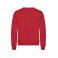 Sudadera reciclada unisex Miami Roundneck. Color rojo.
