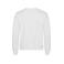 Sudadera reciclada unisex Miami Roundneck. Color blanco roto.