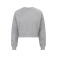 Sudadera cropped reciclada mujer Miami Cropped. Color gris marengo.
