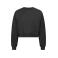 Sudadera cropped reciclada mujer Miami Cropped. Color negro.