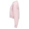 Sudadera cropped reciclada mujer Miami Cropped. Color rosa pastel.