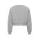 Sudadera cropped reciclada mujer Miami Cropped. Color gris marengo.