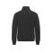 Sudadera media cremallera reciclada unisex Miami Half Zip. Color negro.